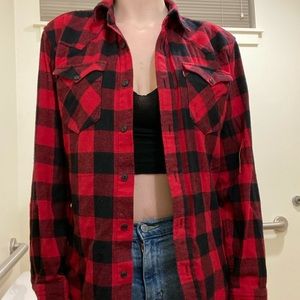 Levi’s Red Plaid Flannel
